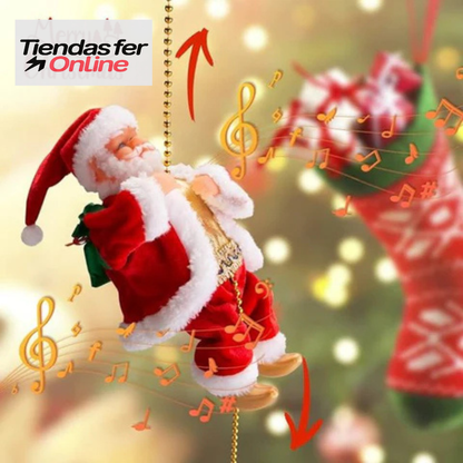 PAPA NOEL ESCALADOR SUBE Y BAJA